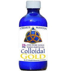 8 oz Monatomic Gold Ormus + 8 oz Organic Colloidal Gold 24k 99.99